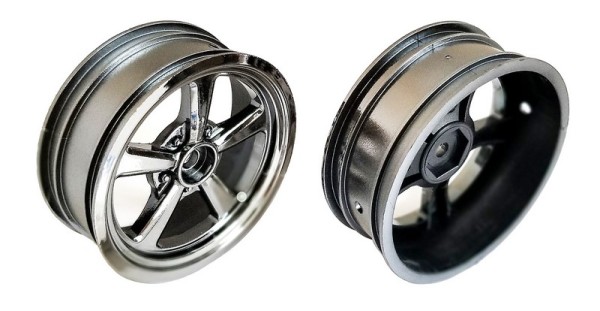 71077 Asso Drag Front Wheels 2.2 in 12 mm Hex blac