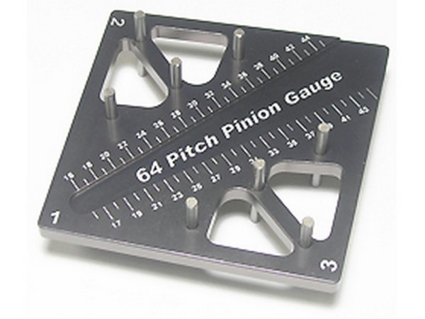 ST-007/TI Pinion & Camber Gauge - Titanium Sturzlehre / Ritzelgrössenmesser