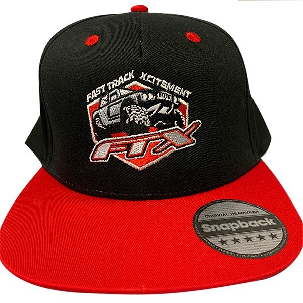 FTX BADGE LOGO SNAPBACK CAP RED/BLACK