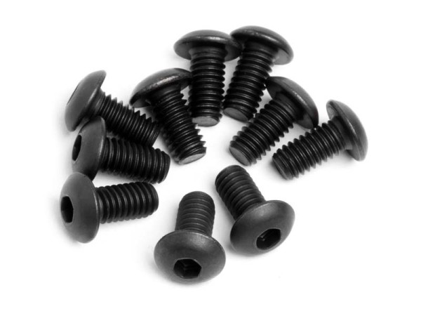 94553 BUTTON HEAD SCREW M4x8mm (10pcs)