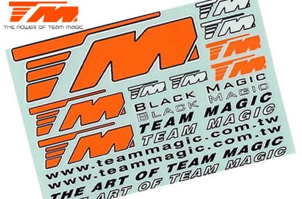 TM118003O Sticker 145 x 100mm - Orange