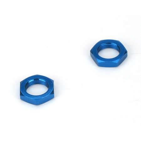 LOSB3513 8IGHT 20mm Wheel Hex Nuts, blue