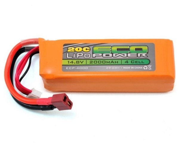 EcoPower Electron 4S LiPo 14.8V/2000mAh 20C