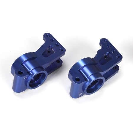 LOSB2094 Alum Rear Hub Set (2), Blue: 5T