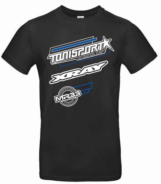 ToniSport T-Shirt mit ToniSport/Xray/MR33 Logo - S