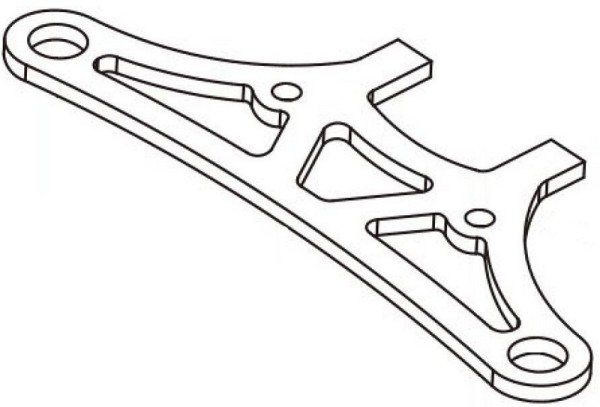 AXON TC10/3 Kohlefaser Rammer Strebe Vorne (1)