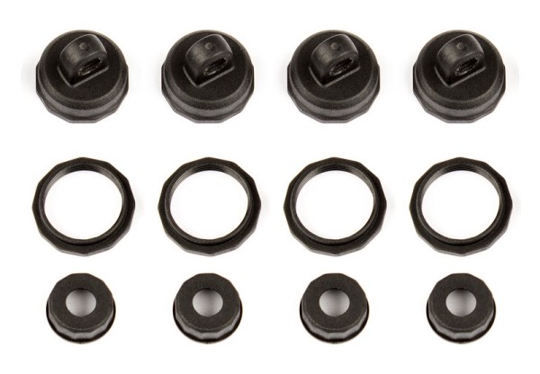 21536 Asso Shock Caps and Collars