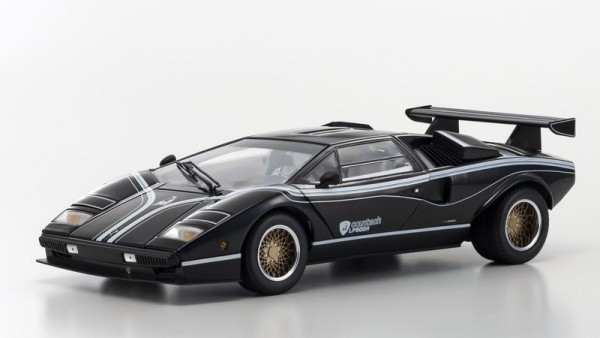 Kyosho 1:18 Lamborghini Countach LP500R Black-Whit
