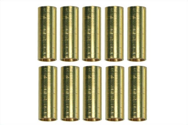 40000 Gold Connector 10 Tubes 4mm
