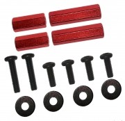M4WD-02/RE 4mm Hex post set Red