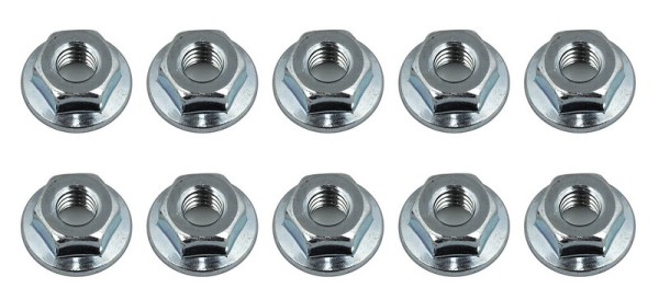 91826 Asso Nuts, M4 Serrated Wheel Nuts