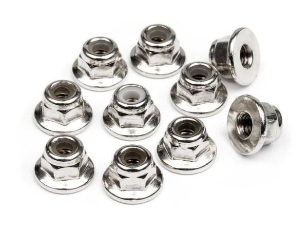 HB103671 FLANGED LOCK NUT M3 (10pcs)