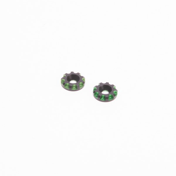 MK5961BGR Aluminium Wing Washers 11.5mm - Black/Gr