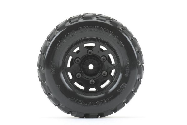 Jetko Extreme SC King Cobra Reifen Kompletträder TRX Slash 2WD Front 12mm (2)