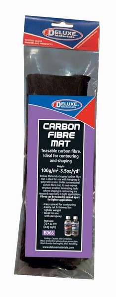 DELUXE Carbon Fibre Mat 100g/m2