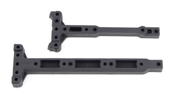 92300 Asso RC10B74 FT Chassis Braces carbon fiber