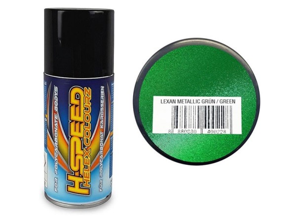 H-Speed Lexan Spray metallic grün / green 150ml