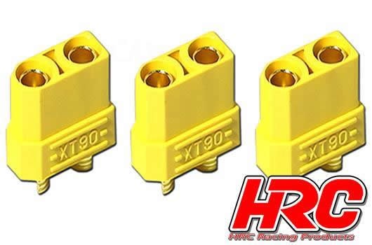 HRC9097A Stecker Gold XT90 weibchen (3 Stk.)