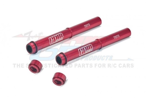 GPM ALU 7075 FORK TUBE SET rot 1/4 PROMOTO-MX