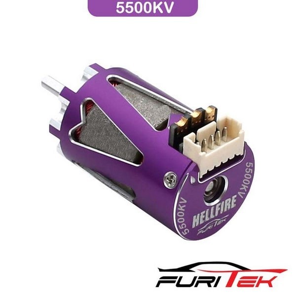 FURITEK Hellfire 1410 5500kv Sensored Brushless MiniZ Motor - Purpel