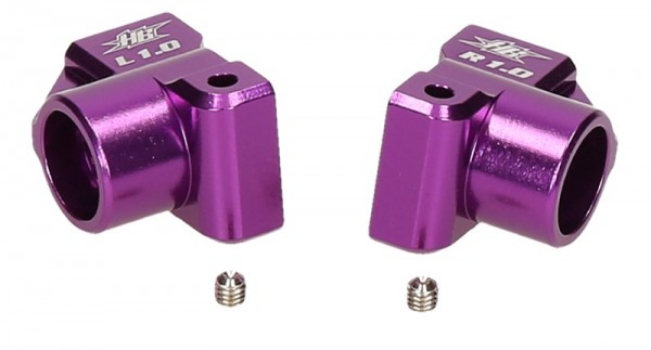 HB61513 Alu REAR HUB CARRIER (1Degrees/Purple)