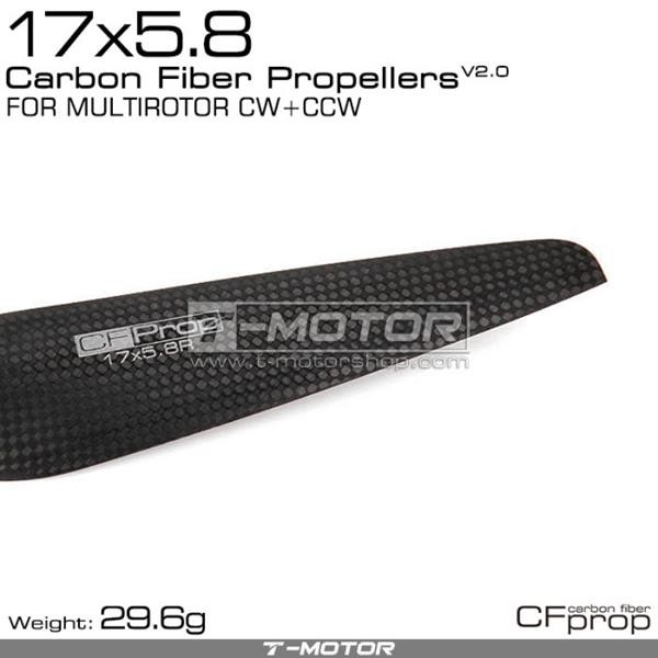 T-Motor Carbon Fiber Prop CW & CCW 17 x 5.8