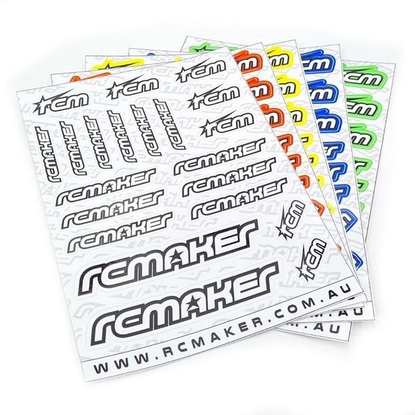 RC MAKER Premium Pre-Cut Decal Sheet - RC MAKER -
