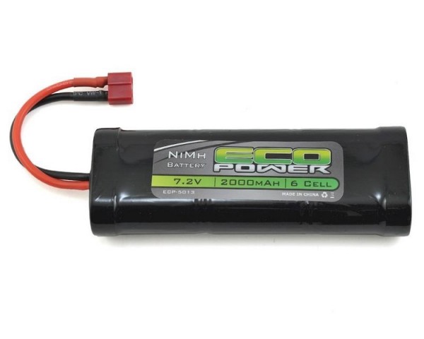 EcoPower 6-Cell 7.2V/2000mAh NiMH Stick Pack