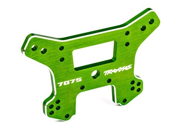 9638G Traxxas Dämpferbrücke Hinten 7075-T6 Alu Grün Sledge