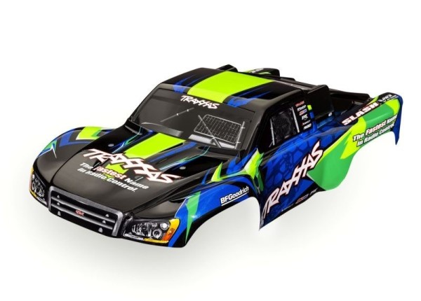 6812G Traxxas Karosserie Slash VXL 2WD 4x4 Grün