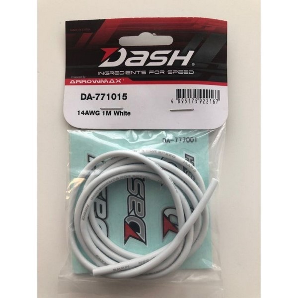 771015 Dash RC 14AWG 1M White