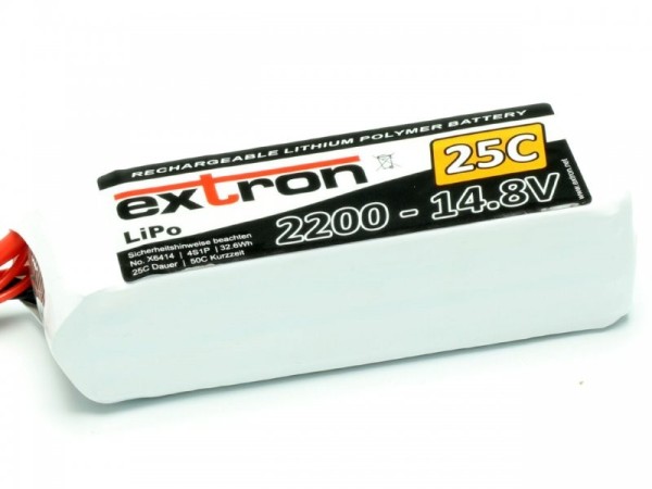 X6414 Extron LiPo Akku Extron X2 2200 - 14,8V (25C