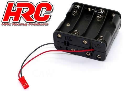 HRC9271F Batteriehalterung AA 8 Zellen BEC Stecker