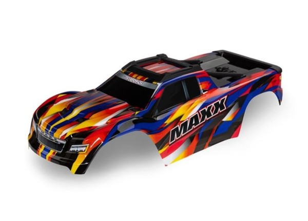 8918P Traxxas Karo Wide-Maxx gelb lackiert + Decal 352mm Radstand