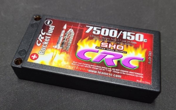 CRC37151 Rocket Fuel LiPo 1s 3.7V 7500mAh 150c Super High Output 5mm