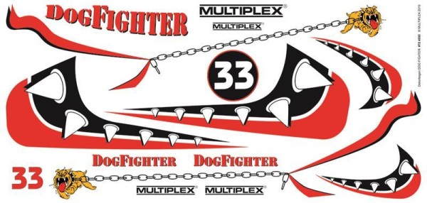 724582 Multiplex Dekorbogen "Racer" DogFighter