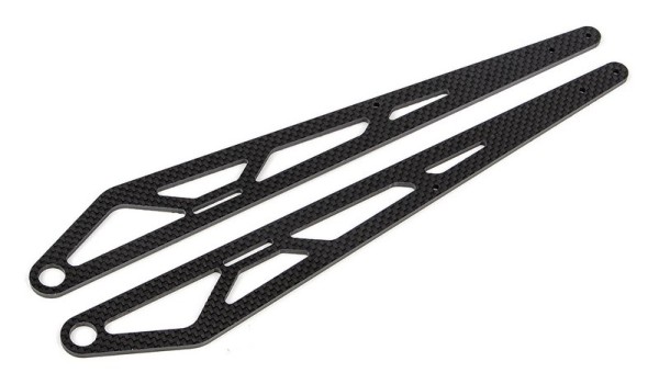 72086 Asso DR10M Wheelie Bar Suspension Arms carbon