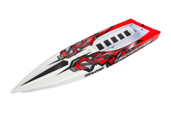 5718R Traxxas Rumpf Spartan REDX Grafik (montiert)