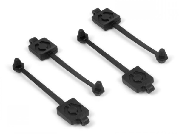 HPI160570 HPI Racing Body Clip Tag (4pcs)