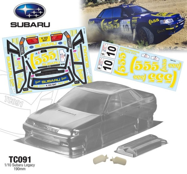 TeamC 1/10 SUBARU LEGACY Karosserie 190mm