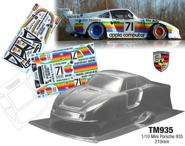 TeamC 1/10 PORSCHE 935 1978 Karo 210mm M-CHASSIS