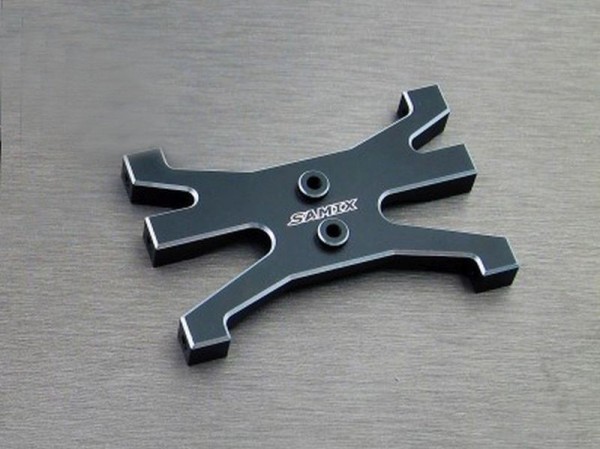 SAMIX TRX-4 alum black rear chassis brace