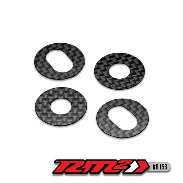 JConcepts RM2 1/8th off-road carbon Unterlagscheiben Karosserie