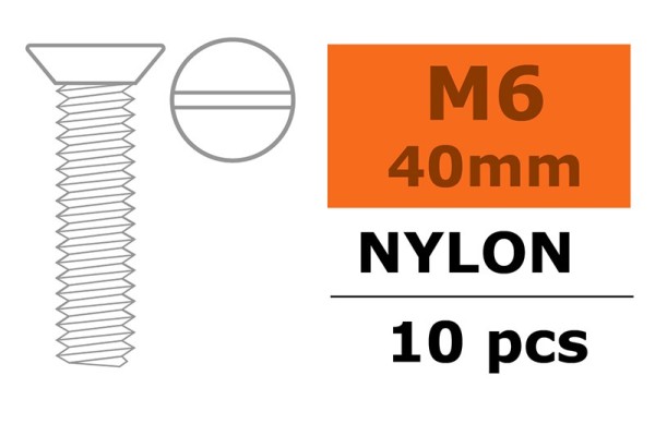 GF0311-015 Senkschraube M6X40 Nylon (5)