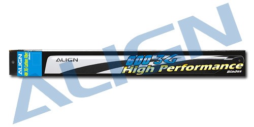 HD600ET Align T-REX 600 3G Carbon Fiber Blades