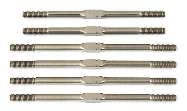 71107 Asso RC10T6.1 FT Titanium Turnbuckle Set