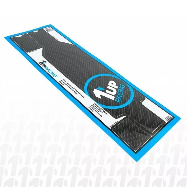 1up Racing B74.2 Protective Chassis Skin - Carbon