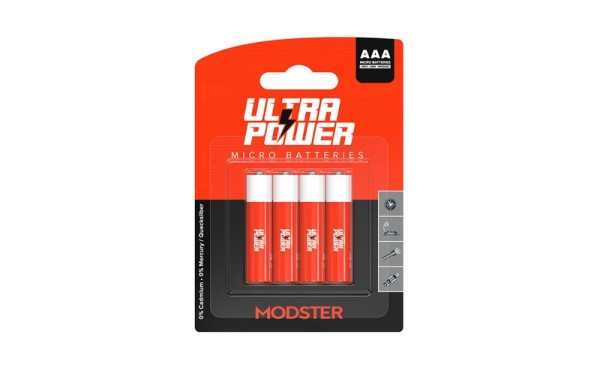 280556 / 10055 MODSTER Batterie Ultra Power AAA Micro (4) (Nicht aufladbar)