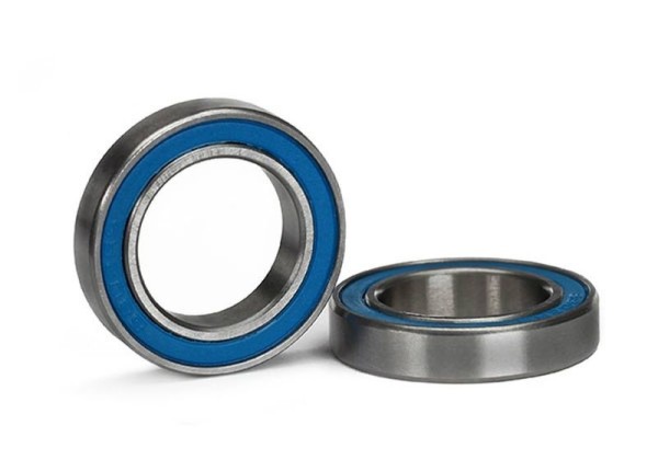 5106 Traxxas Ball bearing blue rubber sealed 15x24x5mm (2) Kugellager