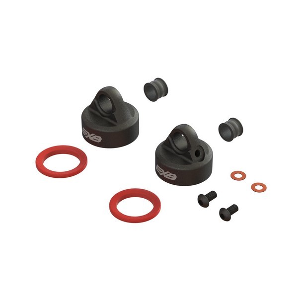 ARA330812 Arrma Aluminum Emulsion Shock Cap (2)